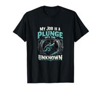 Pun de Plombier Mon Travail est Un Plongeon dans l'inconnu T-Shirt