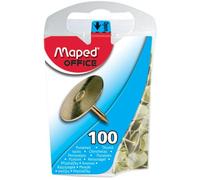 Punaise maped cuivrée diamètre 10mm boîte distributrice 100 unités