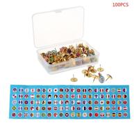 Punaises À Colle Pour Cartes, Drapeau National, 2021 Pièces/Boîte, Punaises, Marqueurs De Tableau, Nouveauté 100