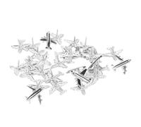 Punaises d'avion, Métal Décoratif 30 Pièces, Punaises Mignonnes avec Boîte de Rangement pour Tableau Liège, Tableau Décoration Bureau, Accessoires Maison, Idée Cadeau Argent