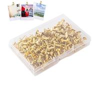 Punaises pour Tableau | 100 pièces Punaises pour Tableau | d'Affichage pour Bureau Maison École Bricolage | Photos Dessins Cartes Posters