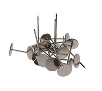 Punaises pour tapis, Clous de meubles à tête plate 18mm x 50mm, ton or for, têtes lit canapé, 80 pièces(18x50mm)