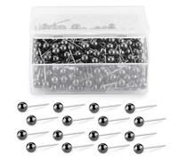 Punaises Yalis, 4 couleurs, 200 pi ces, noir m tallis , 3,2 mm, r tro, perles m talliques, marquage de t te