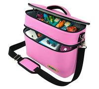 PUNALU Grand sac pour Toniebox, beaucoup d'espace pour les figurines auditives Tonie, sac Toniebox (rose)