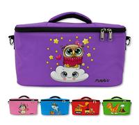 PUNALU Sac pour Toniebox, espace pour 30 tonies, chargeur et écouteurs Toniebox, violet