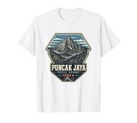 Puncak Jaya 4884m Carstensz Pyramide Papouasie Sommet d'escalade T-Shirt Graphique avec Valeur