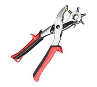 Punch À Trou De Cuir -Perceuse Ceinture Pour Cuir 22,5x10 Cm | Perforateur Rotatif 360° Robuste, Outil Perçage Multifonction Pour Ceintures, Bracelets, Montres, Colliers De Chien Et Tissus