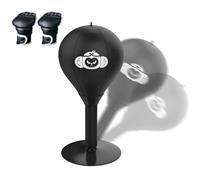 Punch Ball de bureau : support d'aspiration stable avec tête de ressort renforcée, construction en cuir PU amélioré, jouet de bureau pour soulager le stress, équipement d'entraînement de Of