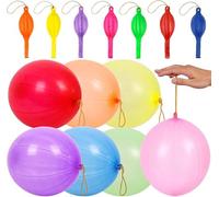 Punch Balloons, Ballon Au NéOn, Convient aux Fournitures de FêTe, DifféRentes Couleurs, Ballons éPais, AdaptéS aux Jeux de Plein Air, Grands Ballons PerforéS