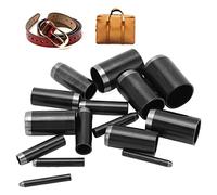 Punch de cercle en cuir, 15pcs Cuir Cut Dies Punching Die Set 1 à 15 mm Punch Cutter pour Handmade DIY Leathercrafts