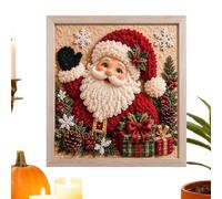 Punch Embroidery Kit - Sewing Crafts With Frame, DIY Stitching Set for Kids | Punch Needle Kit - Creative Crafting for Beginners | Embroidery Frame Set, Needle Tool With Thread for Home Art Projects