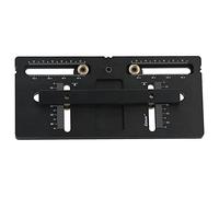 Punch Locator Tool for Furniture Handles | Aluminum Alloy Adjustable Hole Positioner 25-85mm & 15-65mm Range | Cabinet Door Handle Punching Jig/Woodworking Measuring Tool