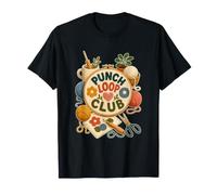 Punch Loop Club Aiguille Laine Cercle Fleurs Loisirs T-Shirt