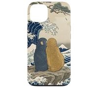 Punch & Momo-Chan New Love Wave Art Humour Coque pour iPhone 13