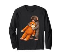 Punch Monkey & Lola ami Adorable Macaque Zoo du Japon Manche Longue