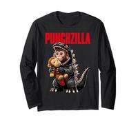 Punch Monkey Punchzilla Costume Amusant de Singe punchzilla Manche Longue