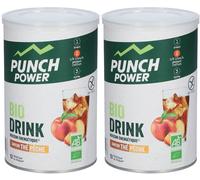 PUNCH POWER Biodrink Boisson énergétique Thé pêche Poudre 2x500 g