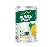 PUNCH POWER - Biodrink - Orange - Pot 500 g - Boisson Glucidique de l'effort - Différentes formes de glucides (maltodextrine, dextrose, fructose, saccharose) - Bio - Marque Française