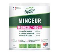 PUNCH POWER Morosil Perte de Poids -Collagene Marin, Morosil, Acide Hyaluronique, Vinaigre de Cidre - Perte de Poids, Bruleur de Graisse Puissant, Ventre Plat - Poudre Minceur Fruits des Bois 275g