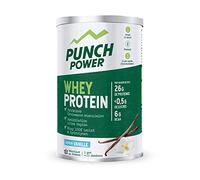 PUNCH POWER - Whey Protein - Vanille - Pot 350g - Protéine Croissance Musculaire - Assimilation Ultra Rapide - 24g de protéines par shaker - 100% Whey Isolat et hydrolysat - Marque Française
