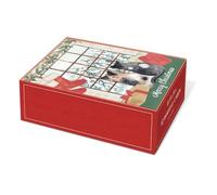 Punch Studio Lot de 12 cartes de Noël avec motif chats (46798), multicolore