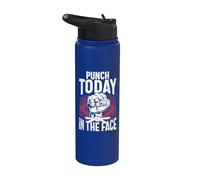 Punch today in the Face Karaté Stainless Steel Insulated Water Bottle
