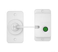 PunchFree Serrure à empreintes digitales intelligente pour tiroirs, armoires et réfrigérateurs avec reconnaissance rapide des empreintes digitales (blanc plat)