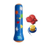 Punching Bag pour Les - Équipement De Boxe Gonflable avec Gants Et Pompe - Punching Ball À Rapide - pour Karaté en Intérieur Et en Extérieur Maison Salon Chambre Garçons Filles
