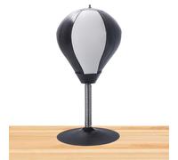 Punching Bag - PVC, 14.57x7.09x7.09in Boxing Bag Desktop Boxing Punch Ball | Durable Electroplated Spring Fitness Toy, Stress Relief Sports Equipment for Home, Office, Training, Workout, Gift