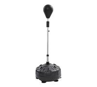 Punching ball, sac de frappe avec support, hauteur réglable de 120 à 160 cm, entraîneur de boxe sur pied avec 6 ventouses, sac de frappe pour adulte pour la maison et les salles de sport