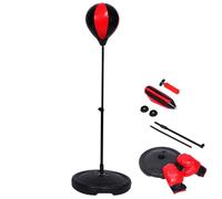 Punching Ball Support de Boxe Sac de Boxe réglable en Hauteur Punching Ball Boxing Set Sac de Boxe Debout Roulement à Billes pivotant à 360 ° réglable Support de Boxe avec de