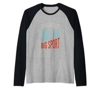 Punching de Cricket, Design Joueur de Cricket Manche Raglan