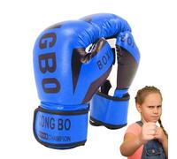 Punching Gloves - Girls Protective Punch Mitts Child Friendly | Training Gloves Lightweight for Shock, Absorbing, Kickboxing, Thai, Sparring, Practice Or Sports Gear