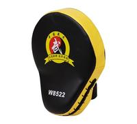 Punching Pad, Boxing Pad, Adjustable Hand Strap Training Target for Karate, Fitness, Home, Gym Practice, Adults Kids, PU Leather and EVA Sponge Build, 9.84x7.48x1.77 inches 110g