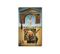 PUNDY Salvador Dali Art Tableaux Murale. Tableaux d’art surréalistes: Le nez de Néron. Affiche en toile pour salon bureau 80x136cm uniquement en toile