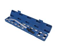 PUNELE 15PCS Universel Tendeur De Courroie Poulie Outil Kit Acier Moteur Courroie De Distribution Tendeur Écrou Vis Remover avec Portable Cas pour la Maintenance du Véhicule et De
