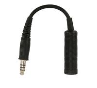 PUNELE Adaptateur U174 vers convertisseur de câble civil pour casque tactique, compatible avec les menaces Comtac, Sordin et TCI Hi