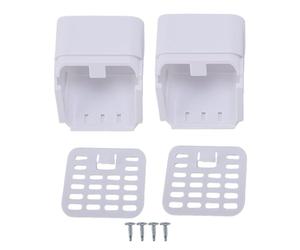 PUNELE Connecteur de vers vers Le Bas Filtre de du Garde des vers Le Bas pour 3x4 Pouces La Gouttière de Type avec Un Couvercle de Blocage Animal de Sceau D'épreuve Facile Installer (Blanc)