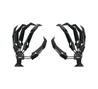 PUNELE Doigts articulés d'Halloween, doigts d'Halloween, gants de cosplay squelette main à griffe d'os s'adaptent à toutes les tailles de doigts, mains squelettes articulées flexibles, accessoires de