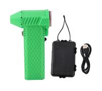 PUNELE Mini Turbo Air Blower, 8000mAh Ventilateur de Poche Puissant pour la Voiture, Refroidissement par Clavier (Vert Fluorescent)