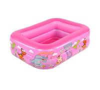 PUNELE Piscine gonflable - Baignoire gonflable - Pagaie - Piscine carrée - Avec matériau en PVC épais amélioré - Pour adultes (Rosenate)