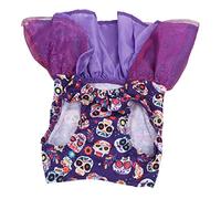 PUNELE Robe Halloween de Compagnie Extensible Douce, Belle Robe de Chien Princesse pour la Fête de Chiot, en Polyester Haut de Gamme, adapté aux Sorties, à la Marche, Les Jours (L)