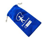 PUNELE Sac de Rangement de Corde Jump Sac à Crampon pour Enfants Fournitures Scolaires Mini Sac en Toile avec Motifs Adorables 24 X 15 Cm (Bleu)