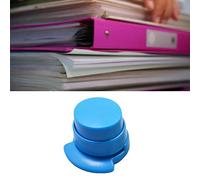 PUNELE Stapleless Astauaire sans Agrafeuse D'agrafeuse sans Aiguille Blue Round en Douceur Portable pour L'école de Bureau avec Conception D'alliage Premium
