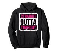 Punition Straight Outta Timeout pour Tout-Petits, Filles et Enfants Sweat à Capuche