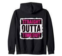 Punition Straight Outta Timeout pour Tout-Petits, Filles et Enfants Sweat à Capuche