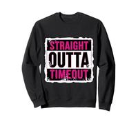 Punition Straight Outta Timeout pour Tout-Petits, Filles et Enfants Sweatshirt