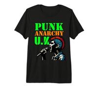 Punk Anarchy UK T-Shirt Haut de Gamme