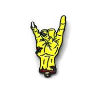 Punk Broches Drôle Noir Vert Geste Mains Épingles en Émail pour Femmes Hommes Vêtements Sac Revers Badges Gothique Métal Pin Bijoux Cadeaux Professional