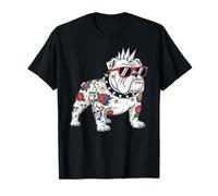 Punk Bulldog Punk Rocker pour Tout-Petits Garçons Enfants T-Shirt